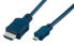 Фото #1 товара MCL Samar MCL MC386-2M - 2 m - HDMI Type A (Standard) - HDMI Type D (Micro) - 3D - Black