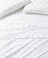 Star Spangled Coastal Cotton Percale 3-Piece Sheet Set, Twin