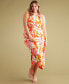 Фото #5 товара Plus Size Floral-Print Twisted-Waist Maxi Dress