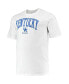 Фото #3 товара Men's White Kentucky Wildcats Big and Tall Arch Over Wordmark T-shirt