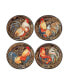 Фото #1 товара Gilded Rooster 4-Pc. Soup/Pasta Bowl