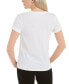 ფოტო #2 პროდუქტის Women's 1981 Cotton Roll-Cuff T-Shirt