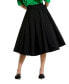 Фото #8 товара Women's Faille High Waisted Midi Skirt