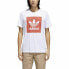 Фото #1 товара [CW2341] Mens Adidas Solid Blackbird Tee Shirt - White Red