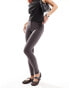 Фото #4 товара Noisy May Callie high waist skinny jeans in grey