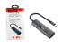 Фото #3 товара Equip USB-C to RJ45 Gigabit Network + PD Adapter - USB Type-C - 100 W - 10,100,1000 Mbit/s - Black - Grey - RJ-45 - USB 3.2 Gen 1 (3.1 Gen 1) Type-C - Aluminium