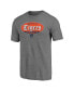 Фото #3 товара Men's Heathered Gray Detroit Tigers Hometown Collection Oil Can Tri-Blend T-shirt