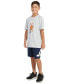 Фото #4 товара Big Boys Short-Sleeve Lil Stripe Graphic T-Shirt