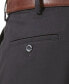 Men's Comfort Relaxed Pleated Cuffed Fit Khaki Stretch Pants