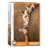 Фото #3 товара Пазл с изображением поцелуя жирафа-матери EUROGRAPHICS Puzzle XXL 500 элементов