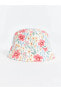 LCW baby Çiçek Desenli Kız Bebek Bucket Şapka