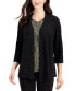 ფოტო #1 პროდუქტის Open-Front Cardigan Jacket