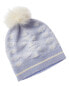 Hannah Rose Snowflake Wool & Angora-Blend Hat Women's Blue - фото #1