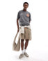 Фото #3 товара Aape By A Bathing Ape boxy fit short sleeve t-shirt with graphic back print in grey