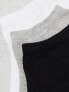 Champion trainer socks in grey white black 3 pack