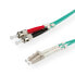 Фото #1 товара Value Fibre Optic Jumper Cable, 50/125µm, LC/ST, OM3, turquoise 3 m волоконно-оптический кабель Бирюзовый 21.99.8723