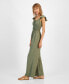 ფოტო #3 პროდუქტის Women's Scoop-Neck Clip-Dot Jumpsuit, Created for Macy's