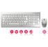 Фото #4 товара Cherry DW 8000 - Full-size (100%) - Wireless - RF Wireless - QWERTZ - Silver - White - Mouse included