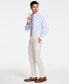 Фото #7 товара Men's Slim-Fit Stretch Linen Solid Suit