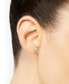 ფოტო #2 პროდუქტის Diamond Halo Stud Earrings (1/4 ct. t.w.) in 10k Gold
