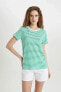 Kadın T-shirt C2613ax/gn689 Green