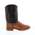 Фото #1 товара Abilene Boots 6750 Mens Brown Leather Slip On Cowboy Western Boots