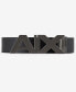 ფოტო #1 პროდუქტის Men's Satin Metal Logo Reversible Belt