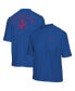 ფოტო #2 პროდუქტის Women's Royal New England Patriots Half-Sleeve Mock Neck T-shirt