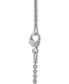 ფოტო #3 პროდუქტის Cubic Zirconia 16" Collar Necklace in Sterling Silver