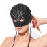 Leder-Maske mit runden Cut Outs