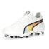 Puma King Ultimate Icon Firm GroundAg Soccer Cleats Mens White Sneakers Athletic