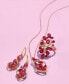 ფოტო #2 პროდუქტის Passion™ Ruby (3-1/3 ct. t.w.) & Diamond (1/3 ct. t.w.) Drop Earrings in 14k Rose Gold