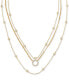 ფოტო #8 პროდუქტის Monroe Crystal Strand Layered Necklace