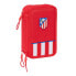 Тройной пенал Atlético Madrid Красный 12,5 x 19,5 x 5,5 cm 36 Предметы