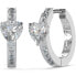 Фото #1 товара Huggie Me Romantic Crystal Hoop Earrings JUBE03144JWRHT/U