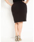 Фото #3 товара Plus Size The 365 Suit Wrap Pencil Skirt