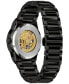 ფოტო #3 პროდუქტის Men's Millennia Automatic Black Ceramic Bracelet Watch 41mm