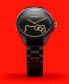 Women's Coranada Hello Kitty Black Ceramic Watch 36mm