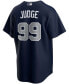 Фото #2 товара Men's Aaron Judge Navy New York Yankees Alternate Replica Player Name Jersey