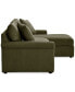 Фото #8 товара Wrenley 99" 3-Pc. Fabric Modular Chaise Sectional Sofa, Created for Macy's