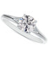 ფოტო #1 პროდუქტის Diamond Round-Cut Engagement Ring (1/2 ct. t.w.)