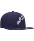 Фото #4 товара Men's Navy Pensacola Blue Wahoos Authentic Collection Team Alternate 59FIFTY Fitted Hat