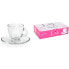 LAV Set 6 95Cc Cups With Espresso Roma Dish