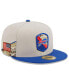 Фото #1 товара Men's Stone, Royal Buffalo Bills 2023 Salute To Service 59FIFTY Fitted Hat