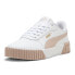 Фото #2 товара Puma Carina 2.0 Lace Up Womens White Sneakers Casual Shoes 38584924