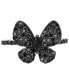 ფოტო #1 პროდუქტის Black Spinel Butterfly Ring (7/8 ct. t.w.) in Black Rhodium-Plated Sterling Silver