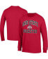 Фото #1 товара Men's Scarlet Ohio State Buckeyes High Motor Long Sleeve T-shirt