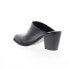 Фото #6 товара Diba True No Vella 57514 Womens Black Leather Slip On Heeled Sandals Shoes