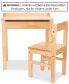 Фото #1 товара Wooden Lift-Top Desk & Chair - Honey