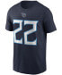 Фото #2 товара Men's Derrick Henry Navy Tennessee Titans Name and Number T-shirt